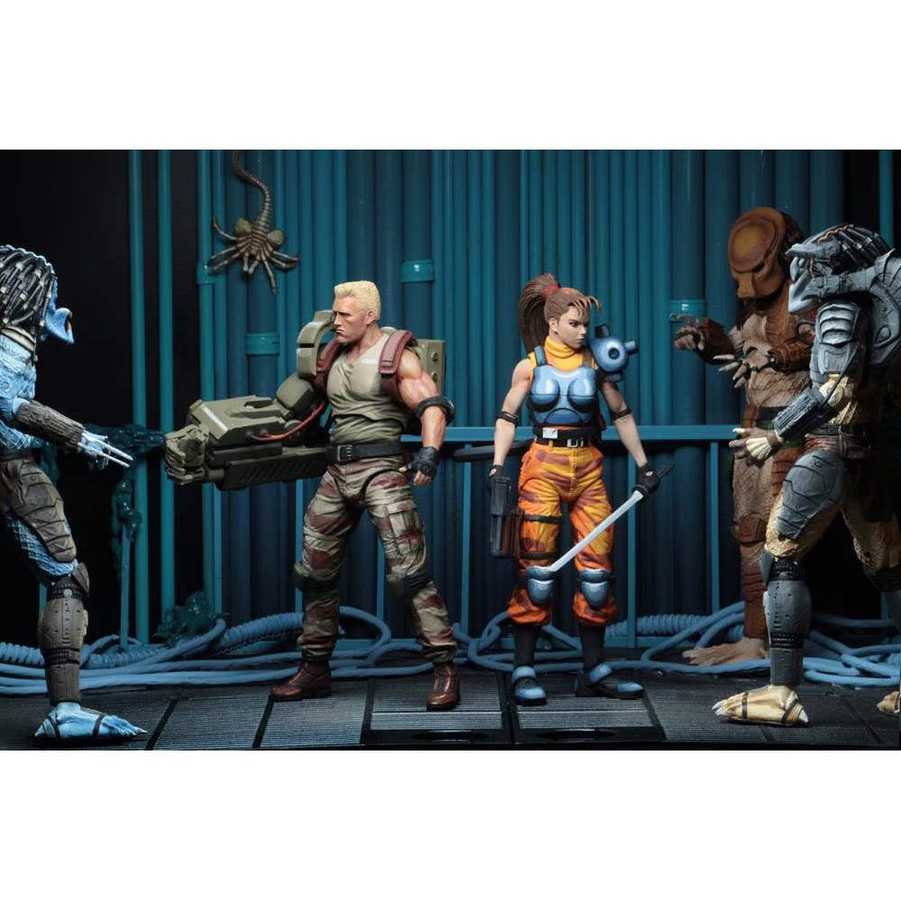 Alien vs Predator Dutch and Linn (Arcade Game Action Figure