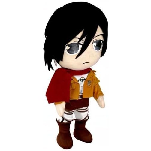 Attack on Titan Mikasa Ackerman Stuffed Plush Anime Doll Large 18" - Great Eastern Entertainment