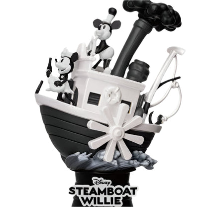 Disney D-Stage DS-017EX Steamboat Willie (Exclusive Ver.) Statue - Beast Kingdom - (Mickey Mouse)