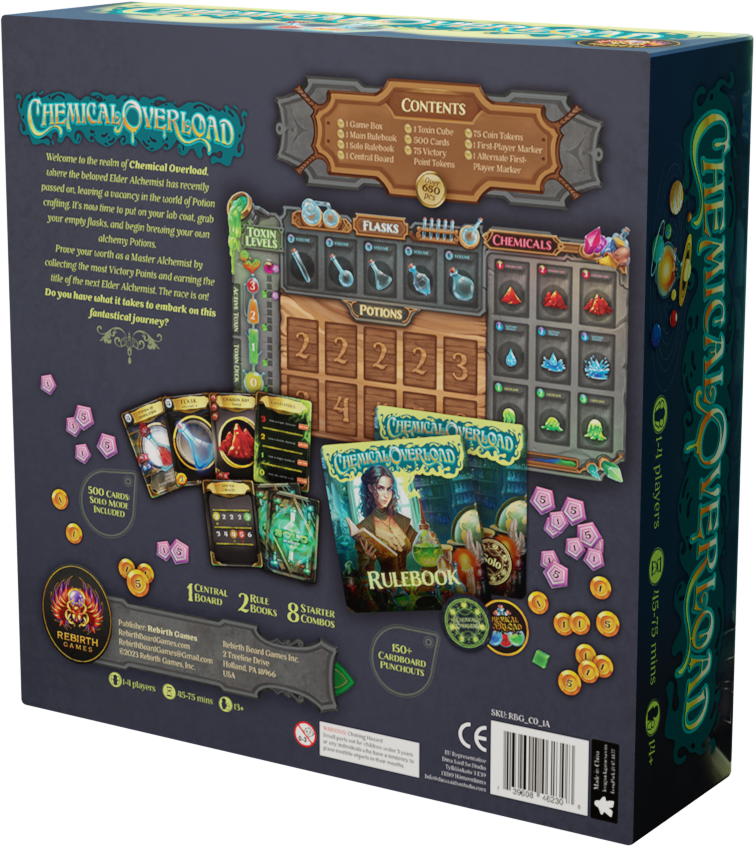 Chemical Overload Deluxe Edition Board Game