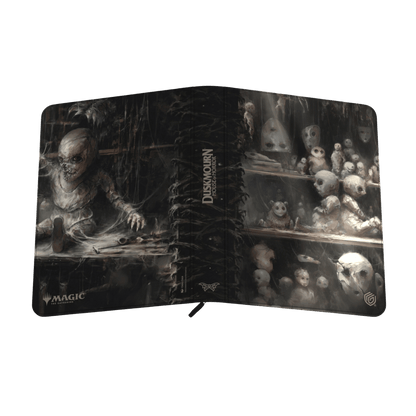 Zipfolio 360 Magic: The Gathering Duskmourn Dollmakers Shop Xenoskin Storage Album - 20 Pages, Holds 360 Cards - Ultimate Guard
