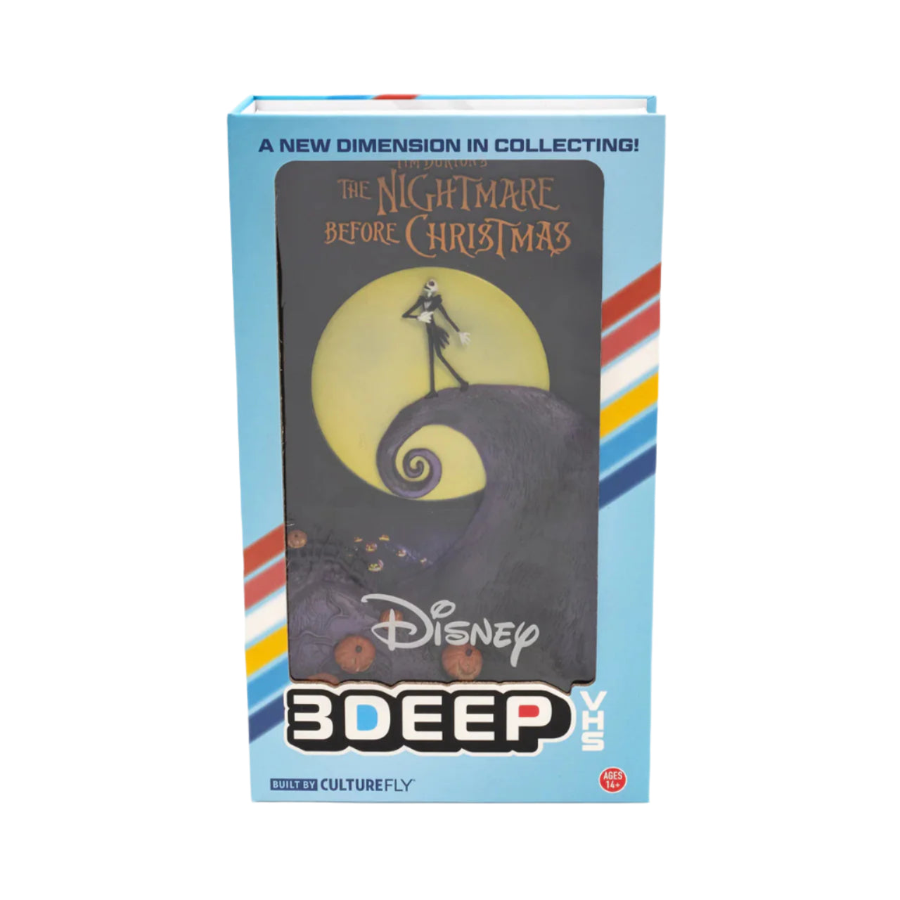 Tim Burton's Nightmare Before Christmas 3D Movie Poster / Sculpted Wall Display - CultureFly - 3Deep VHS