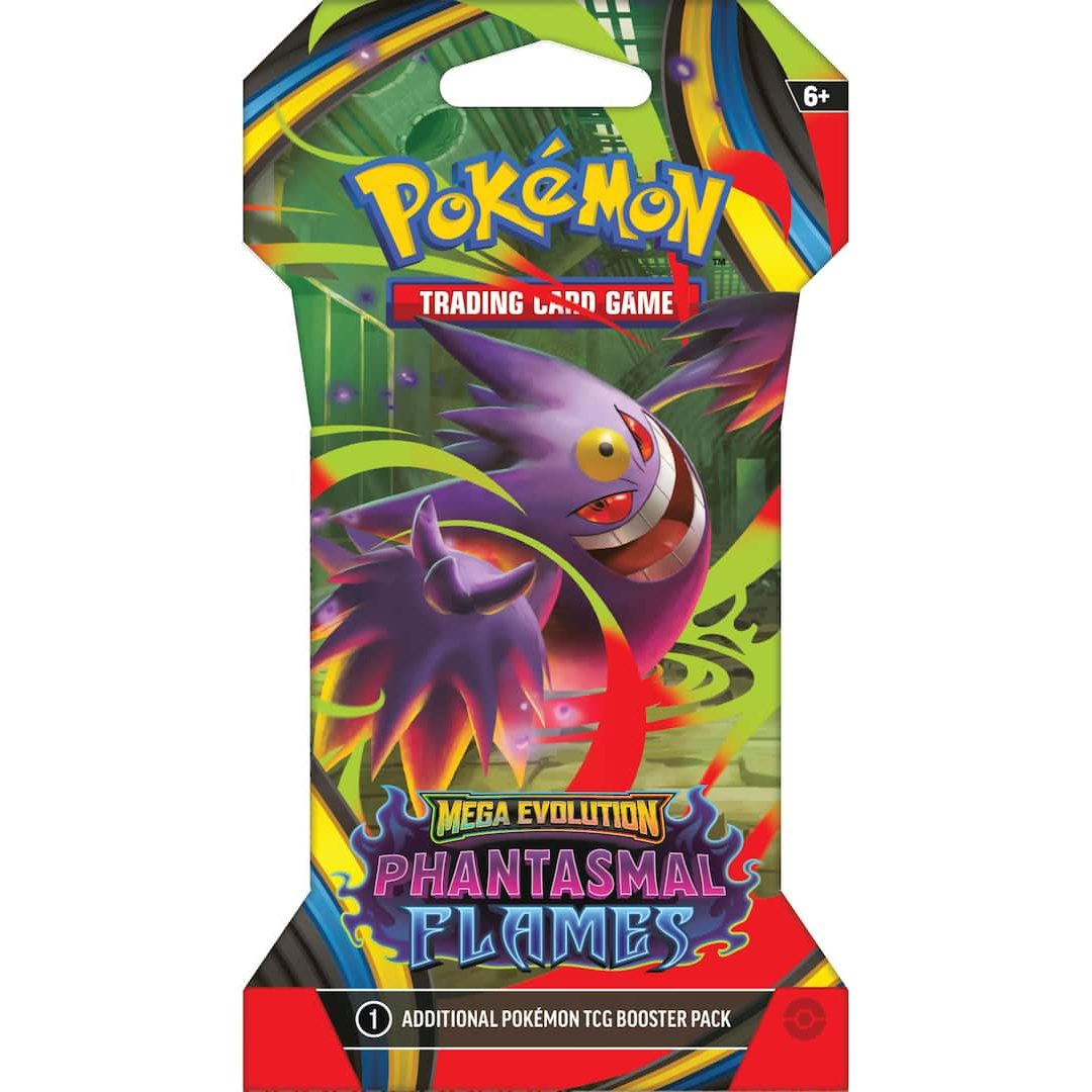 PokPhantasmal Flames Sleeved Booster Pack - 10 Cards, Ages 6+