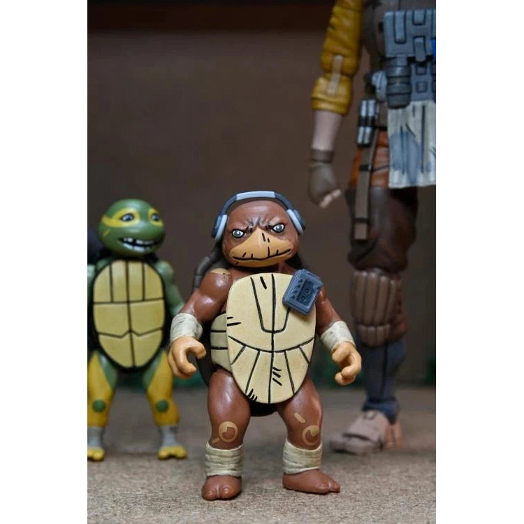Teenage Mutant Ninja Turtles: The Last Ronin The Lost Years Grammy April with Baby Yi & Moja Action Figure Set - NECA