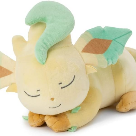 Pokemon Center Leafeon Plush Sleeping Freinds Suyasuya Takara Tomy A.R.T.S