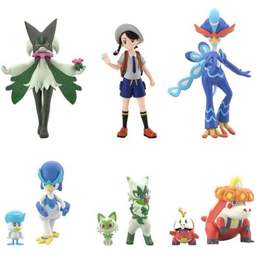 Pokemon Scale World Paldea District Blind Box - 1 Random Shokugan Figure, 6 Possible - Bandai