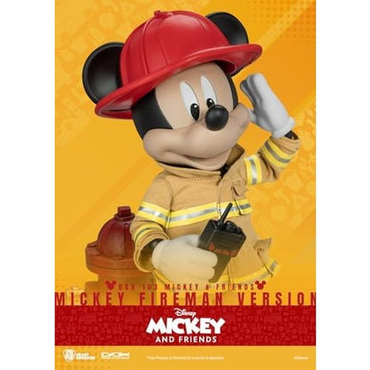 Mickey and Friends Mickey Mouse Fireman Action Figure - Disney, Beast Kingdom - Dynamic 8ction Heroes DAH-103