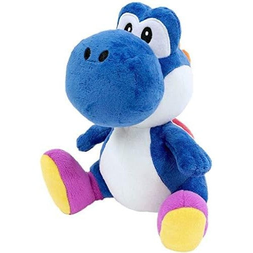 Super Mario Bros. Dark Blue Yoshi 7" Plush Toy - Little Buddy - All Star Collection