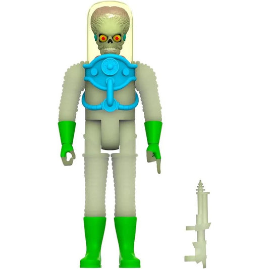 Mars Attacks The Invasion Begins Martian Action Figure Glows in the Dark - Super7 - ReAction Figures