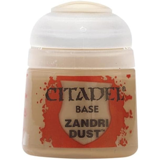 Citadel Base: Zandri Dust - Warhammer Model Paint, 12ml Pot - Games Workshop