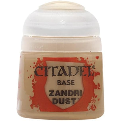 Citadel Base: Zandri Dust - Warhammer Model Paint, 12ml Pot - Games Workshop