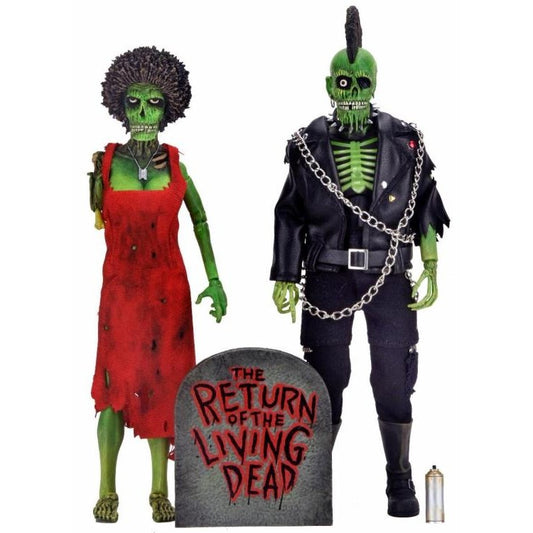 The Return of the Living Dead Zombie Trash & Suicide Clothed Action Figure 2-Pack - NECA