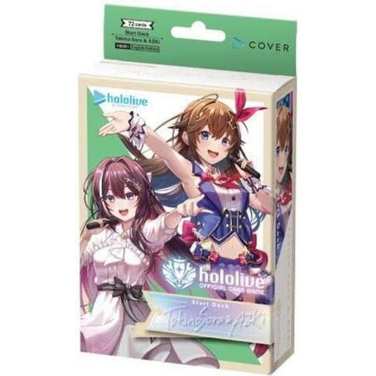 Hololive OCG Start Deck Tokino Sora & AZKi - 72 Cards, English Edition - Cover Corporation
