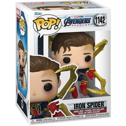 Avengers Endgame: Unmasked Spider-Man Vinyl Figure - Funko Pop!