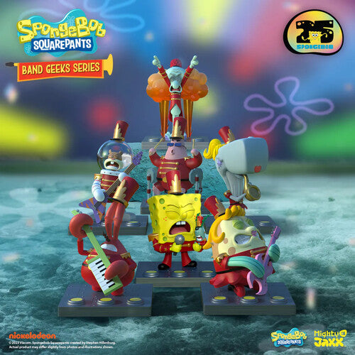 Spongebob Squarepants Band Geek Series Blind Box - 1 Random Figure of 7 Possible Designs - Mighty Jaxx