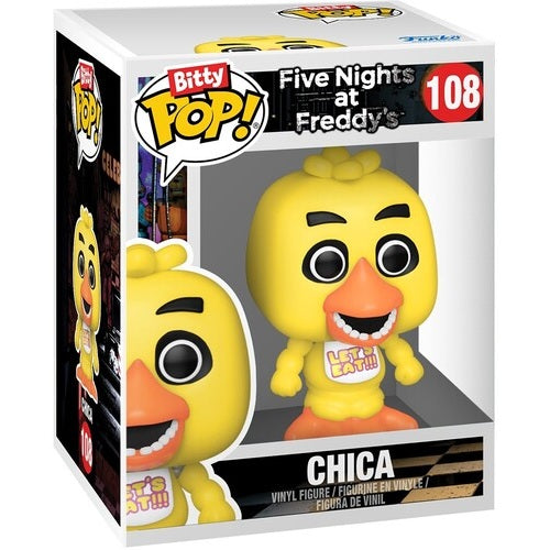 Five Nights at Freddy's Foxy the Pirate & Chica - Mini Vinyl Figure 2-Pack - Funko Bitty POP! #108 & 109