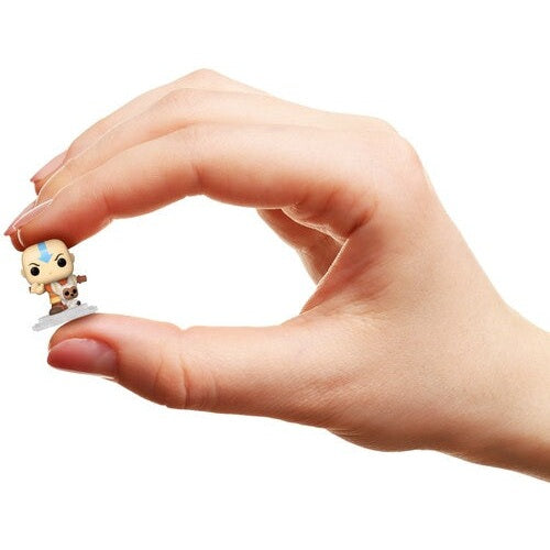 Avatar: The Last Airbender Aang with Momo & Appa Vinyl Mini Figure 2-Pack - Funko - Bitty POP! #534 & 540