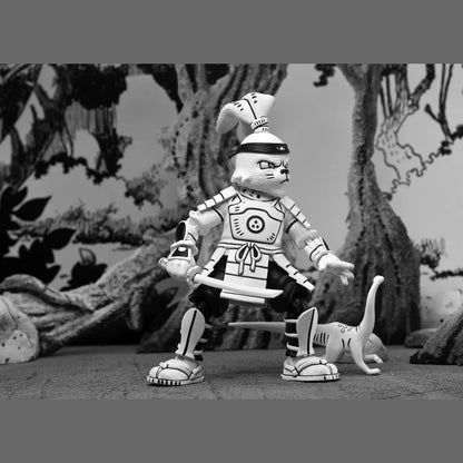 Usagi Yojimbo Samurai Usagi Yojimbo Black & White Ver. Action Figure - NECA