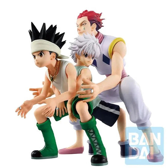 Hunter x Hunter Gon x Killua x Hisoka Greed Island Statue Figure - Bandai Spirits - Ichibansho Revible Moment