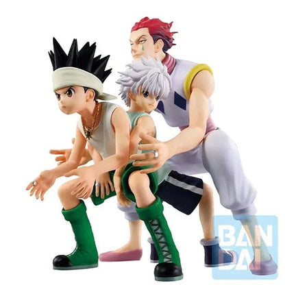 Hunter x Hunter Gon x Killua x Hisoka Greed Island Statue Figure - Bandai Spirits - Ichibansho Revible Moment