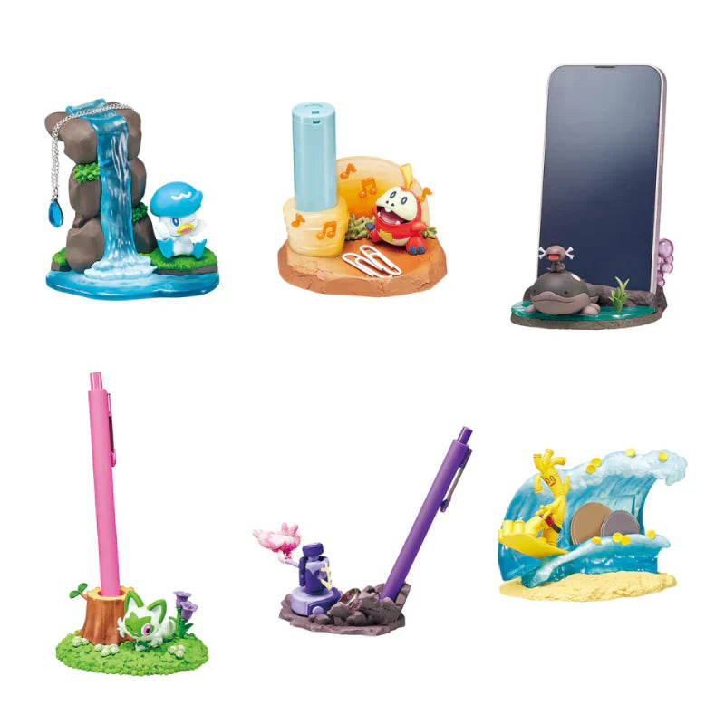 Pokemon DesQ Welcome to Paldea! Blind Box - 1 Random Desktop Figure, 6 Possible - Re-ment