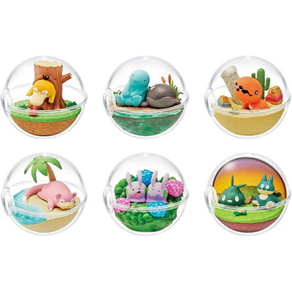Pokemon Terrarium Collection Relaxing Moments Blind Box - 1 Random Figure, 6 Possible Designs - Re-ment