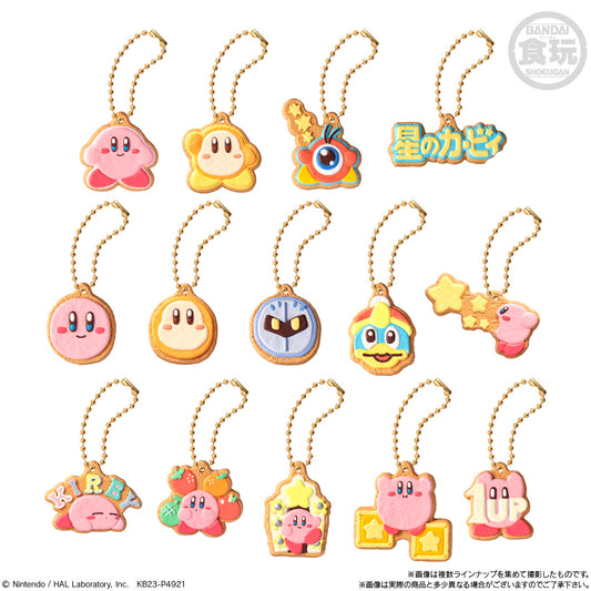 Kirby & Friends Cookie Charmcot Keychain Blind Bag - 1 Random Charm, 14 Possible Types - Bandai Nameco