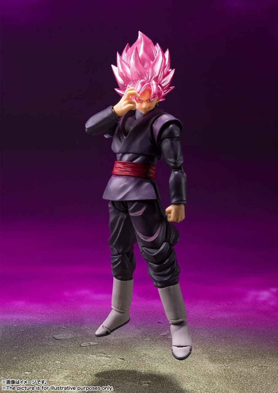 Dragon Ball Super S.H.Figuarts Goku Black Super Saiyan Rose Action Figure (Reissue)