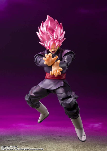 Dragon Ball Super S.H.Figuarts Goku Black Super Saiyan Rose Action Figure (Reissue)