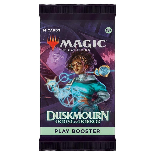 Magic: The Gathering Duskmourn House of Horror Play Booster Pack - 14 Cards - Wizards of the Coast