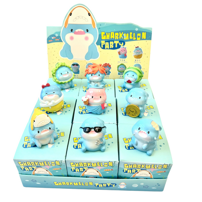 Sharkmelon Party Blind Box - 1 Random Figure, 9 Possible Designs - Xinzhiji