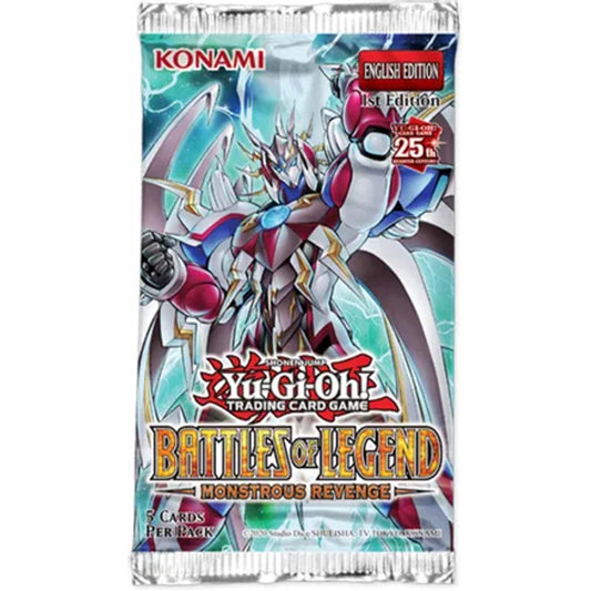 Yu-Gi-Oh! TCG Battles of Legend Monstrous Revenge Booster Pack - 5 Cards - Konami