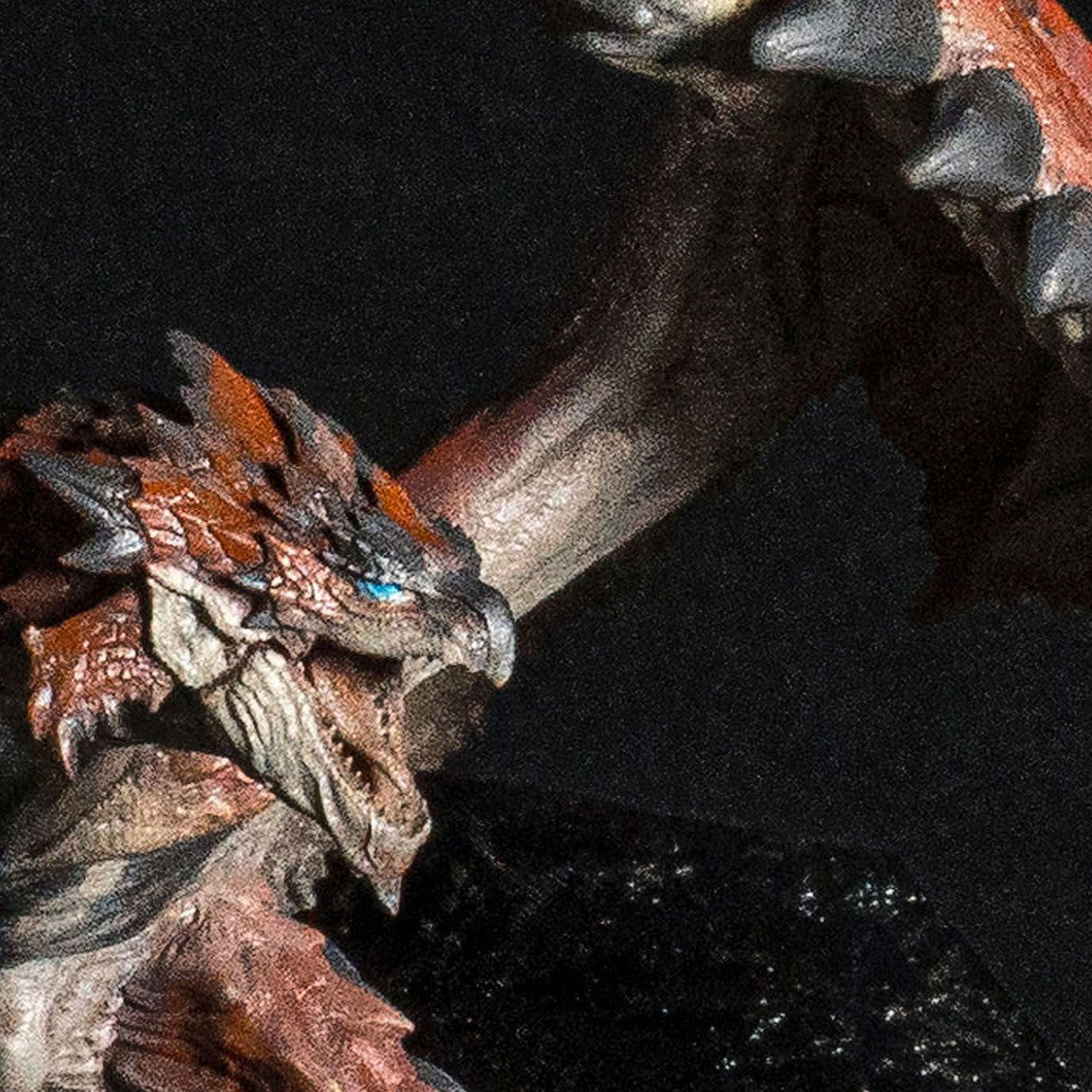 Monster Hunter Fire Wyvern Rathalos Statue Figure - Capcom - CFB: Cube Figure Builder