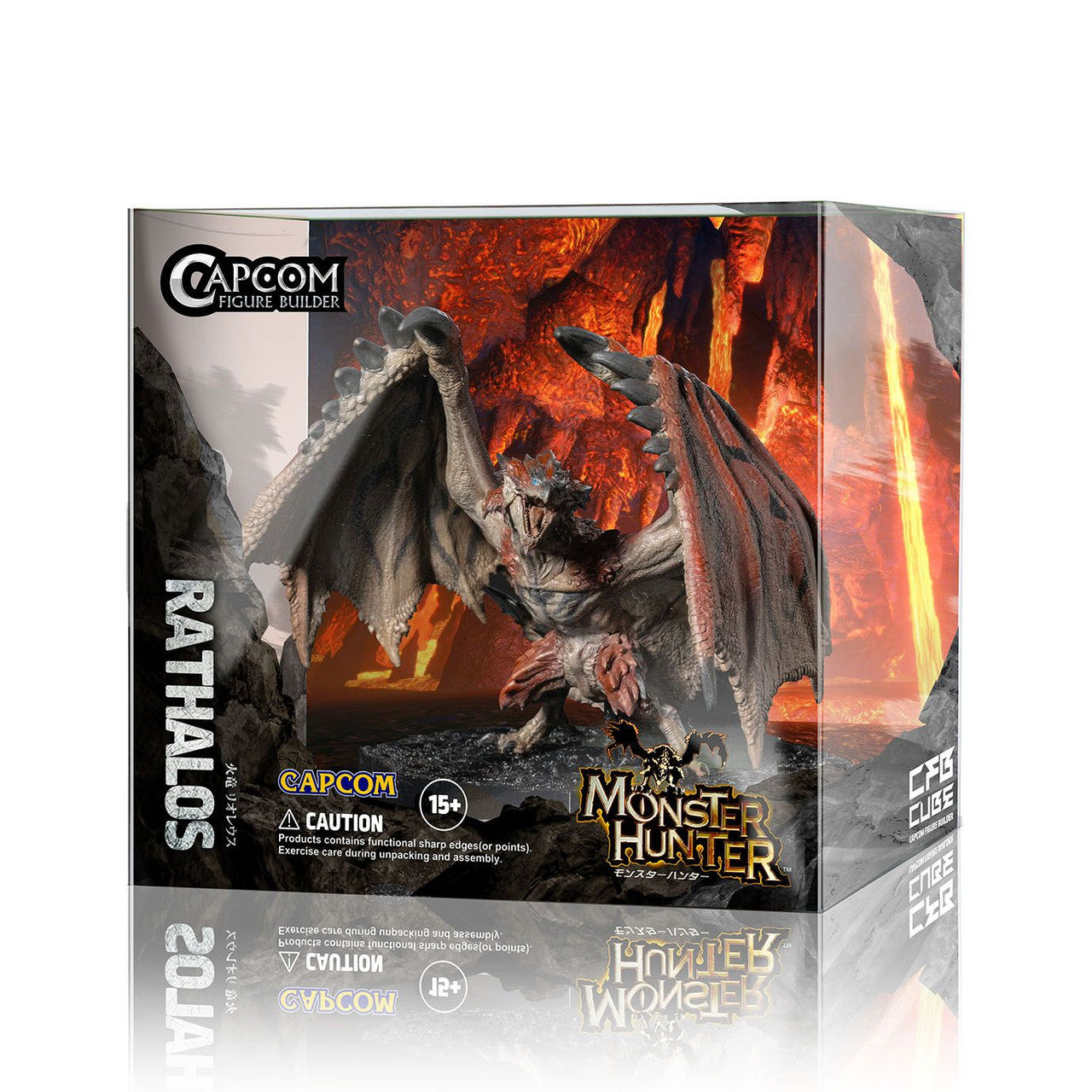 Monster Hunter Fire Wyvern Rathalos Statue Figure - Capcom - CFB: Cube Figure Builder