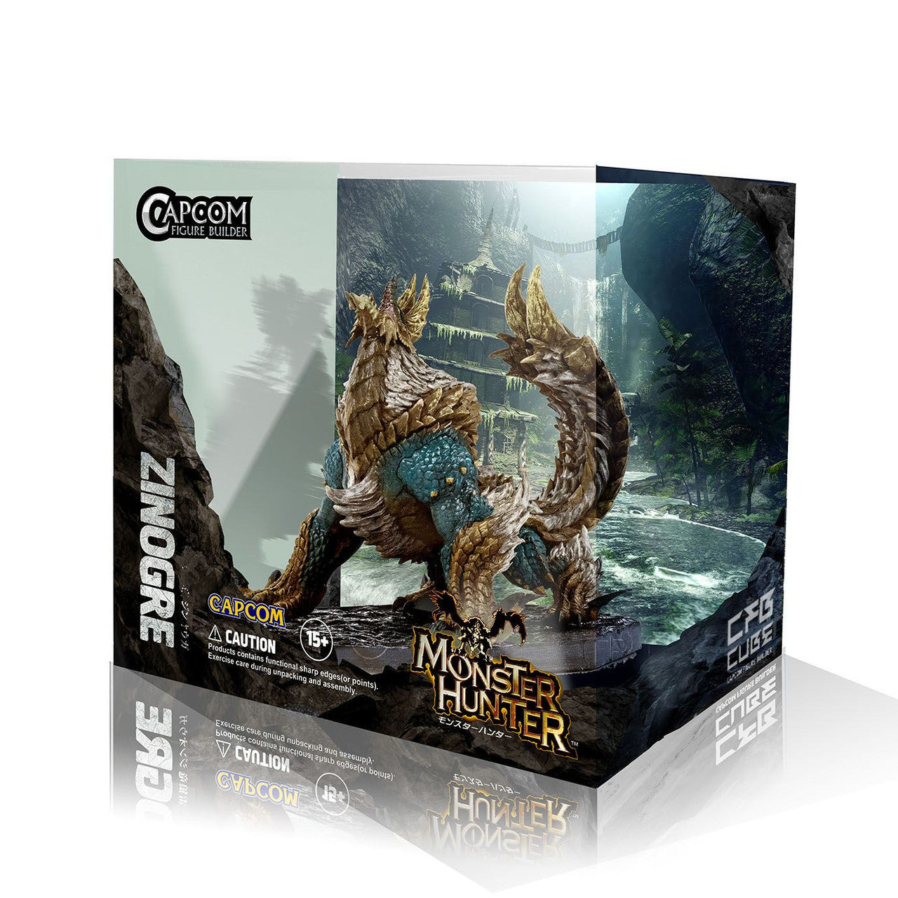 Monster Hunter Thunder Wolf Wyvern Zinogre Statue - Capcom - CFB: Cube Figure Builder