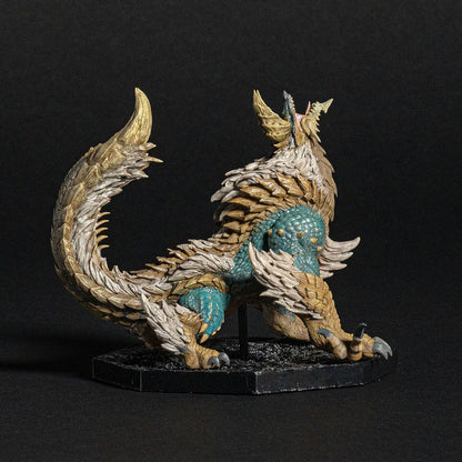 Monster Hunter Thunder Wolf Wyvern Zinogre Statue - Capcom - CFB: Cube Figure Builder