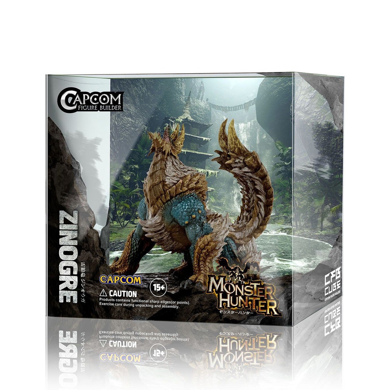 Monster Hunter Thunder Wolf Wyvern Zinogre Statue - Capcom - CFB: Cube Figure Builder