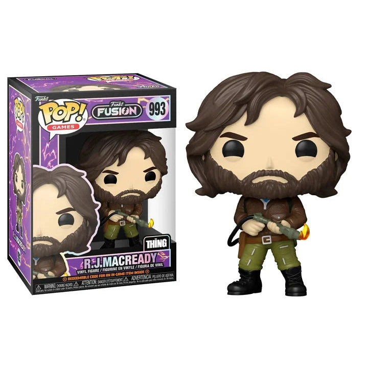 The Thing R.J. Macready Vinyl Figure - Funko Fusion - Pop! Games The Thing R.J. Macready Vinyl Figure - Funko Fusion - Pop! Games
