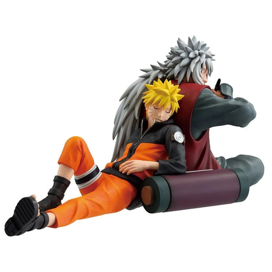 Naruto: Shippuden Naruto Uzumaki & Jiraiya Legendary Sannin Statue Figure - Bandai Spirits - Ichibansho: Revible Moment