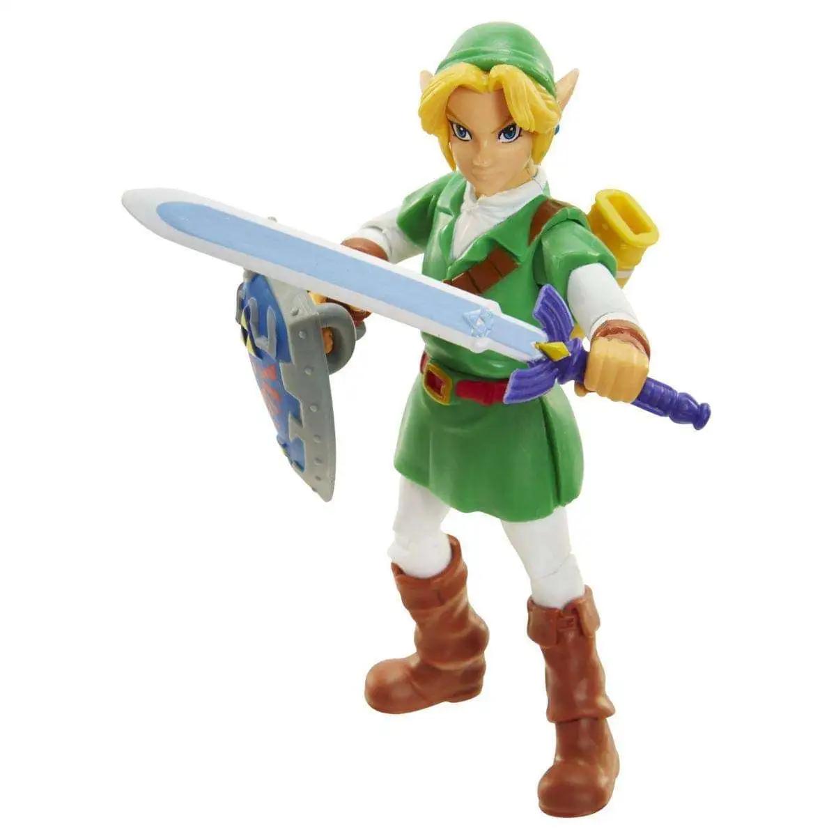 The Legend of Zelda: Ocarina of Time Link Action Figure - Jakks Pacific - World of Nintendo: Series 4