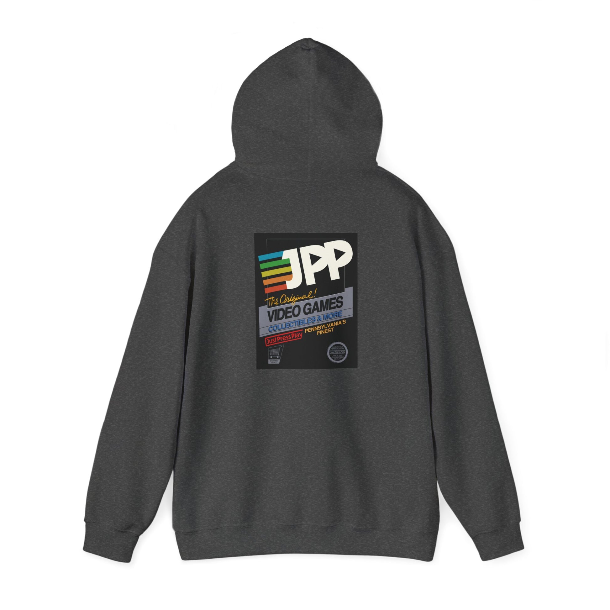 Just Press Play Hooded Sweatshirt - Black Box