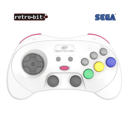 Sega Saturn 2.4 GHz Wireless Pro Controller White