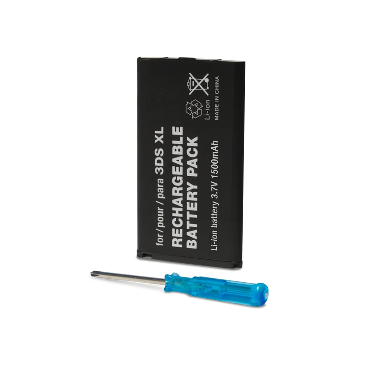 Rechargeable New 3DS XL / 3DS XL Battery Pack - Nintendo 3DS - Tomee