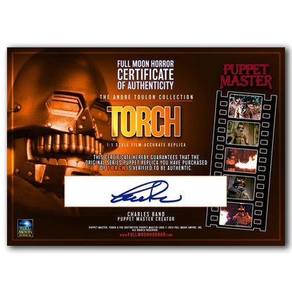 Puppet Master Torch Horror 1:1 Scale Limited Edition Replica Statue Figure - Full Moon Features - The Andre Toulon Collection