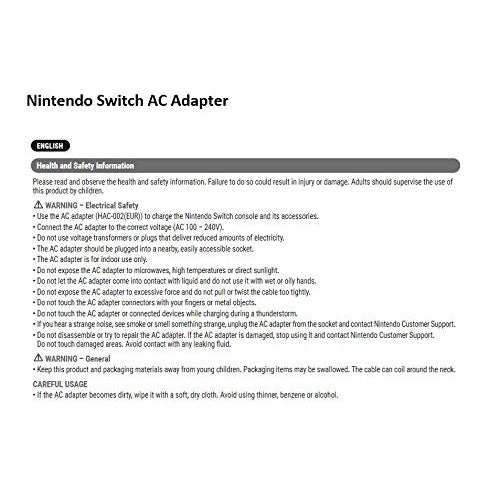 Nintendo Switch AC Adapter - Nintendo