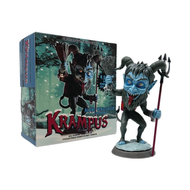 Ghoulsville Ghoul Gang Krampus Alpine Winds Blue Figure - Retro-A-Go-Go - Tiny Terror