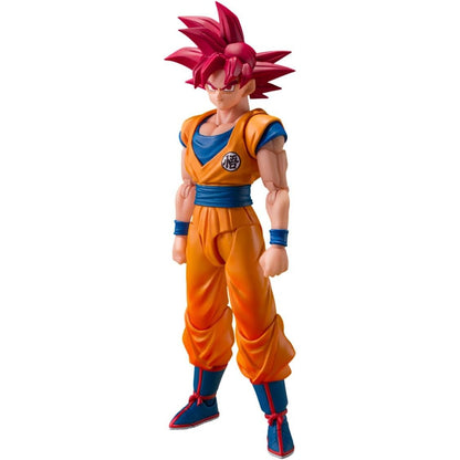 Dragon Ball Super Super Saiyan God Son Goku (God Aura) 5.7-Inch Action Figure - Bandai Tamashii Nations - S.H.Figuarts