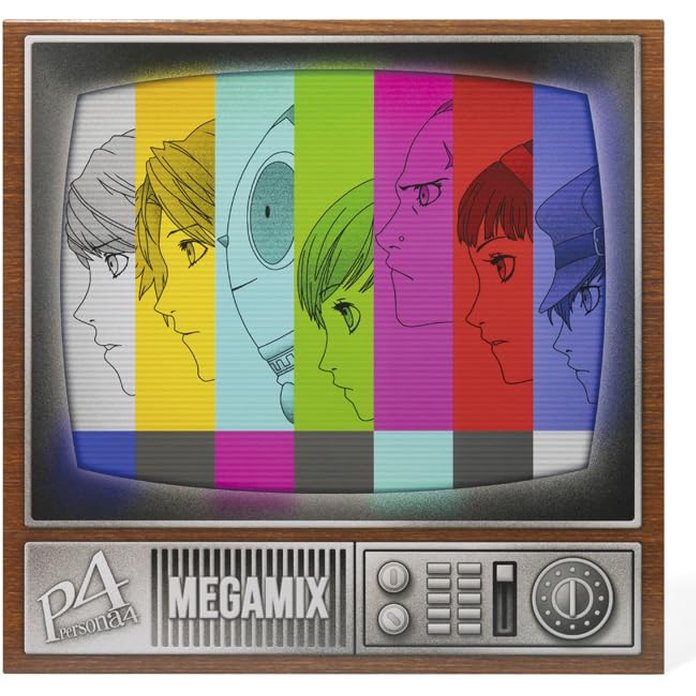 Persona 4 Megamix Original Soundtrack - Yellow Colored 12" Vinyl LP Record - Iam8bit