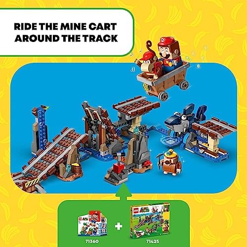 LEGO Super Mario: Diddy Kong's Mine Cart Ride Buildable Game - LEGO #71425
