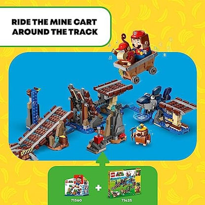 LEGO Super Mario: Diddy Kong's Mine Cart Ride Buildable Game - LEGO #71425
